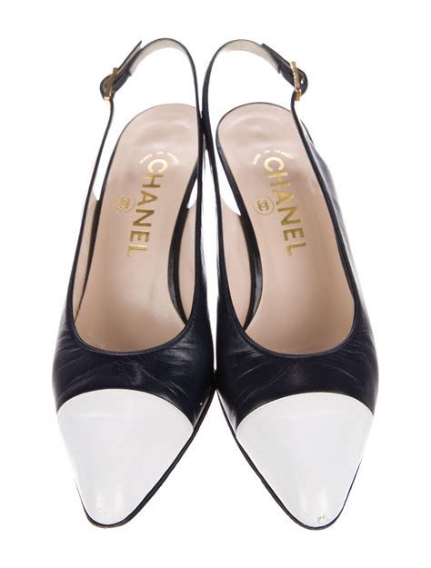 classic chanel ballerina pumps|chanel cap toe slingback pumps.